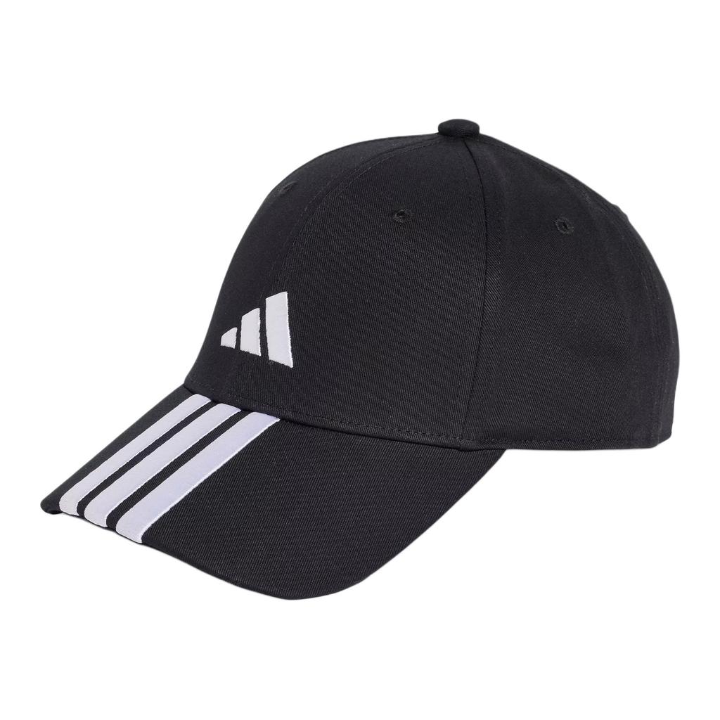 Adidas Logo Design Cotton Recycled Material Blend Cap Unisex Cap Black JG1072