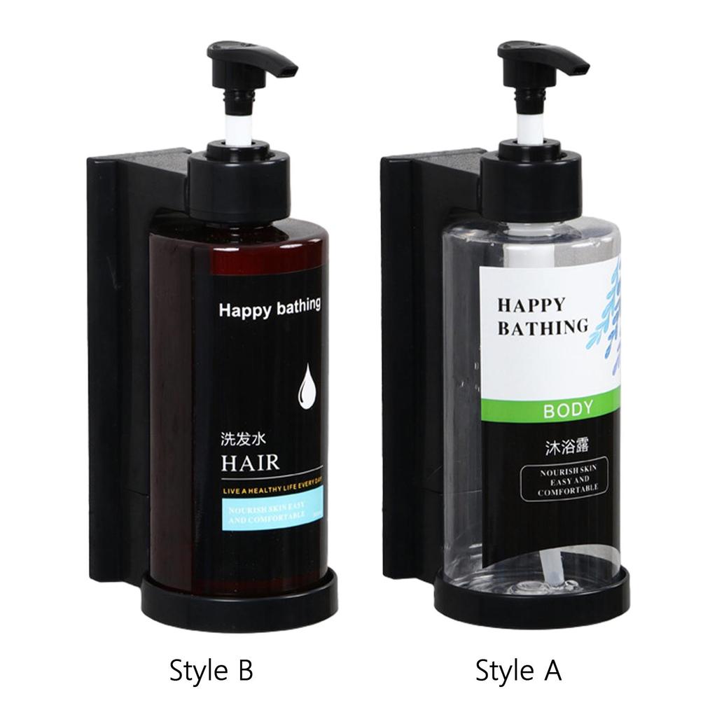 Refillable Pump Bottle Manual Multipurpose Portable Wall Mount Shower Dispenser for Toilet Farmhouse Restaurant Bathroom Hotel
