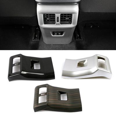 For Toyota Rav 4 Rav4 5 Gen 2019-2024 Interior Central Console Storage Box Armrest Box AC Outlet Vent Rear Panel Cover Trim