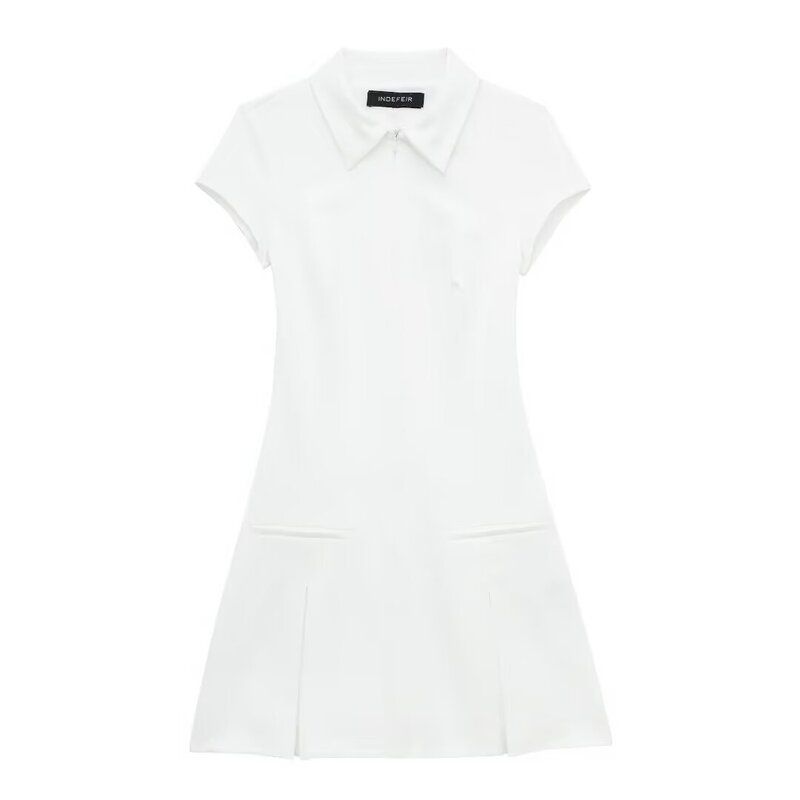 2024 Spring/Summer New Arrival Women's Clothing Silm Easiest for Match Stylish Wide Pleated Short Dress Short Skirt 8342303 802