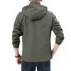 Men's Loose Casual Outdoor Large-sized Hooded Windbreaker Long-sleeved Jacket