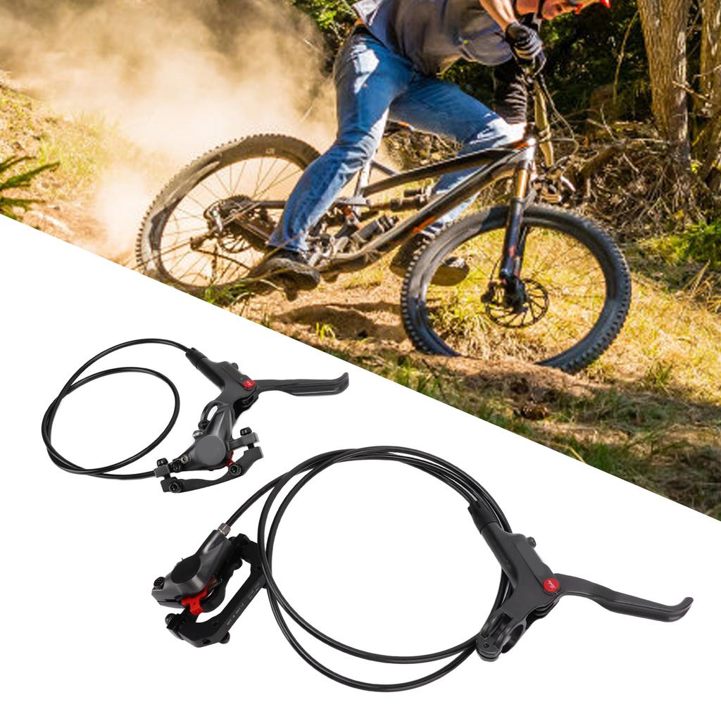 Mountain Bike Accessories WAKE Hydraulic Disc Brake Set Mountain Bike Double Piston Drive Front and Rear Hydraulic Disc Brakes