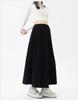 Maternity A-line Pleated Skirt - Spring/Autumn Style, Long Skirt for Short Stature, 2026 Collection