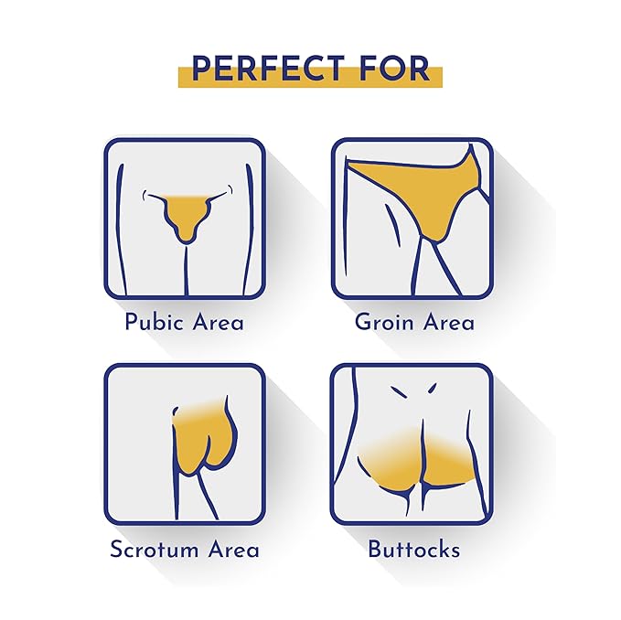 Intimate/Private Hair Removal Cream for Men (100 ml) | Painless, Faster, Soothing for Unwanted Coarse Pubic Hair, Suitable For All Skin Types