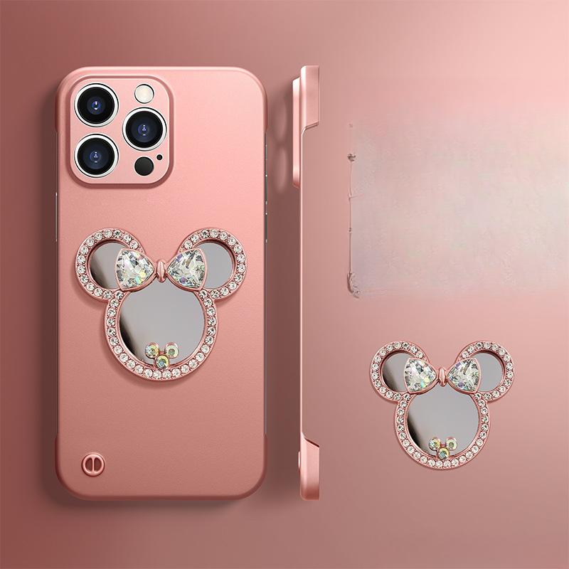 Mouse Mirror Bracket Suitable for IPhone16 IPhone Case 15promax Ultra-thin Frameless 14 Half Pack 13