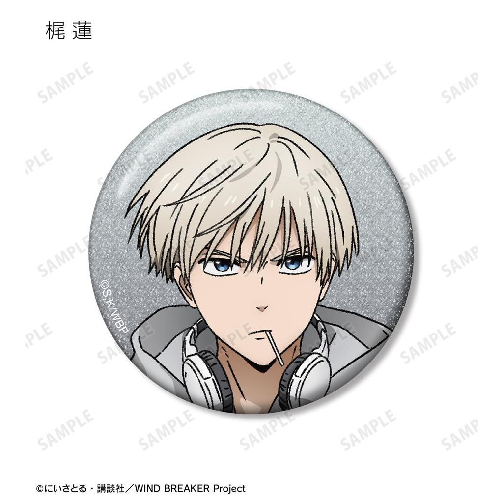TV Anime "WIND BREAKER" Trading Glitter Can Badges 7-Piece Box