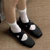 Square head Mary Jane women's shoes 2025 autumn new French not tired feet single shoes women's versatile high-end ballet shoes