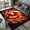 Chiński Styl Marzycielski Smok Kreskówkowy Dywanik do Salonu Sypialni Domu Dekoracja Sofy, Dywanik do Pokoju Dziecka Mata Podłogowa Antypoślizgowa