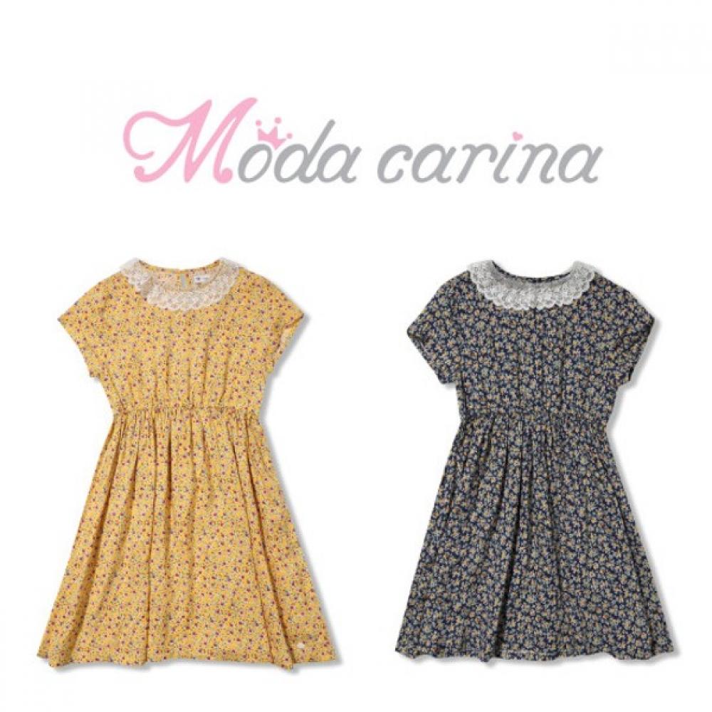 

[Мода Карина] Мода Карина Современное платье с воротником Ylw Yellow/140