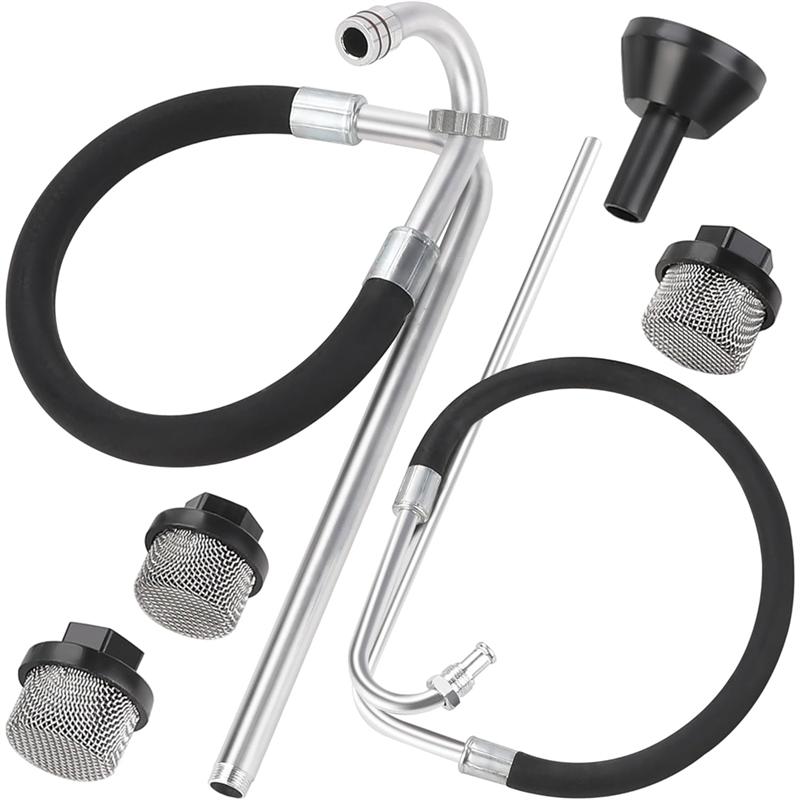 

A96I-Hromee-Stainless Steel Suction Hose And Reflux Line Set Kit-Airless Paint Sprayer-Accessories For 390/395/490/495/595/695 7XL