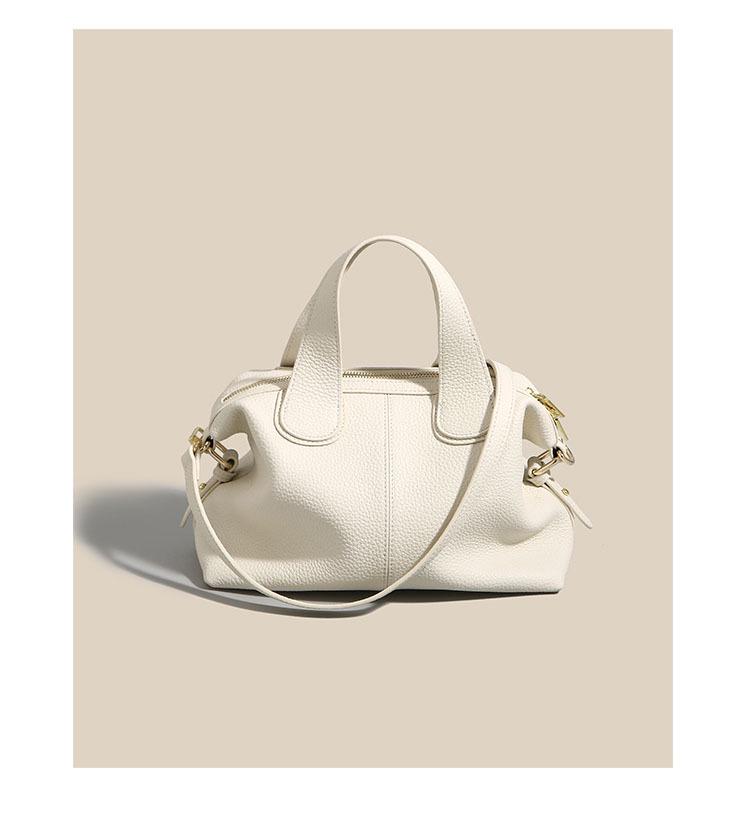 

Женская сумка-тоут и кроссбоди из натуральной кожи большой вместимости - лицевая кожа коровы, элегантный стиль «пельмень»