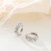 New Korean Daisy Flower Hoop Earrings For Women Simple Fashion Sunflower Butterfly Zircon Earring Party Wedding Jewelry