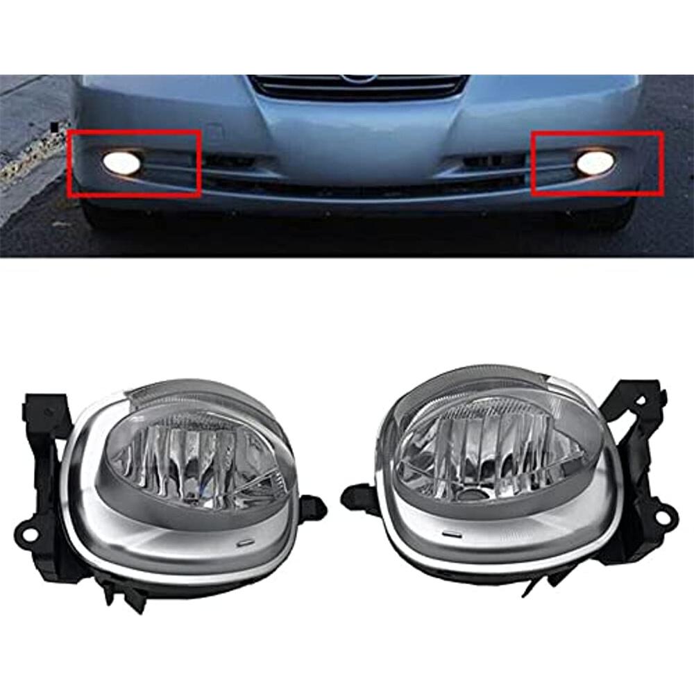 

Pair Front Bumper Chrome Fog Light Lamp And Bulb For Lexus Es350 2007 2008 2009
