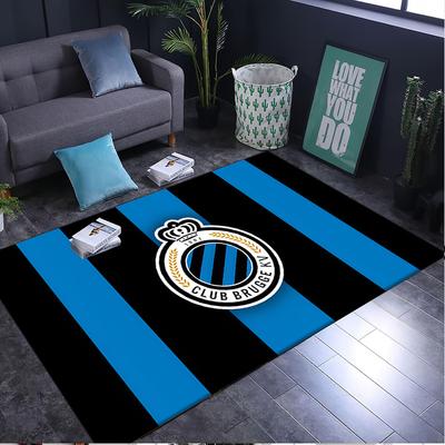 1PC Rug Club Brugge Fc Crest Carpet, Chair Rug,Area Rug for Office Bedroom Living Rooms Bedroom, Doormat Decor Christmas Fan Gifts