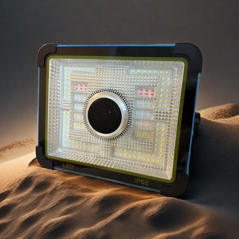 Portable LED Solar Bluetooth Speaker & Emergency Camping Light