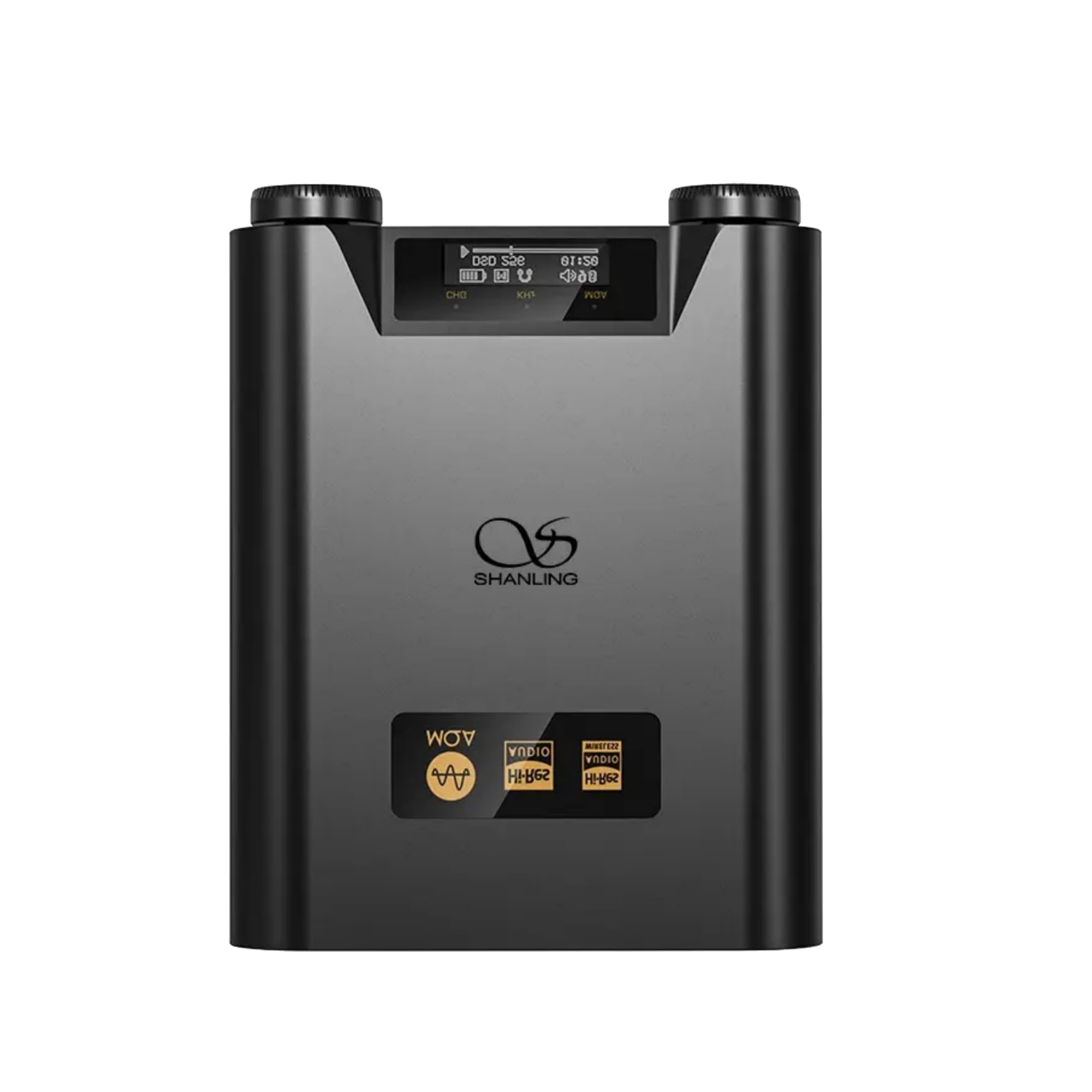

SHANLING H5 Portable for local file playback Headphone amplifier AK4493SEQ x 2 USB DAC AMP RCA output Bluetooth reception Optical digital input чорний