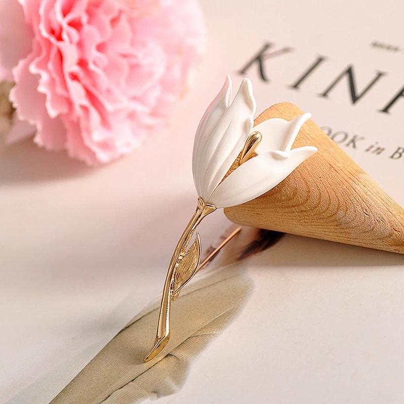 Neues Modeaccessoire Euramerikanischer Stil Mädchen Wunderschöne Blumenbrosche Geburtstagsparty