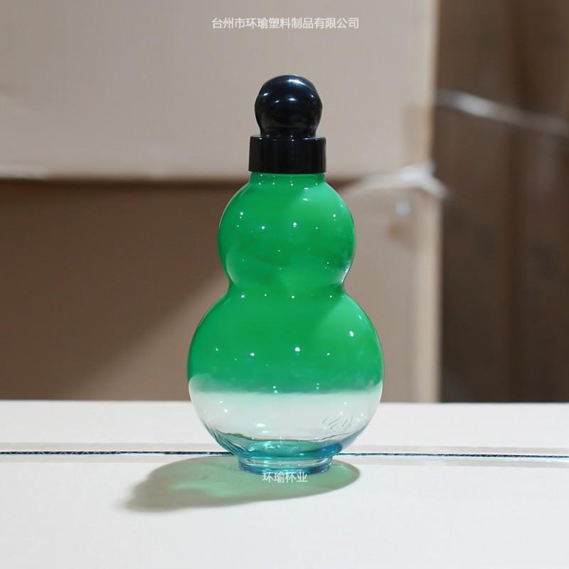 Oriental Gourd-Shaped Sport Water Bottle 950ml Leakproof PC Cup With Carry Strap New Chinese Style