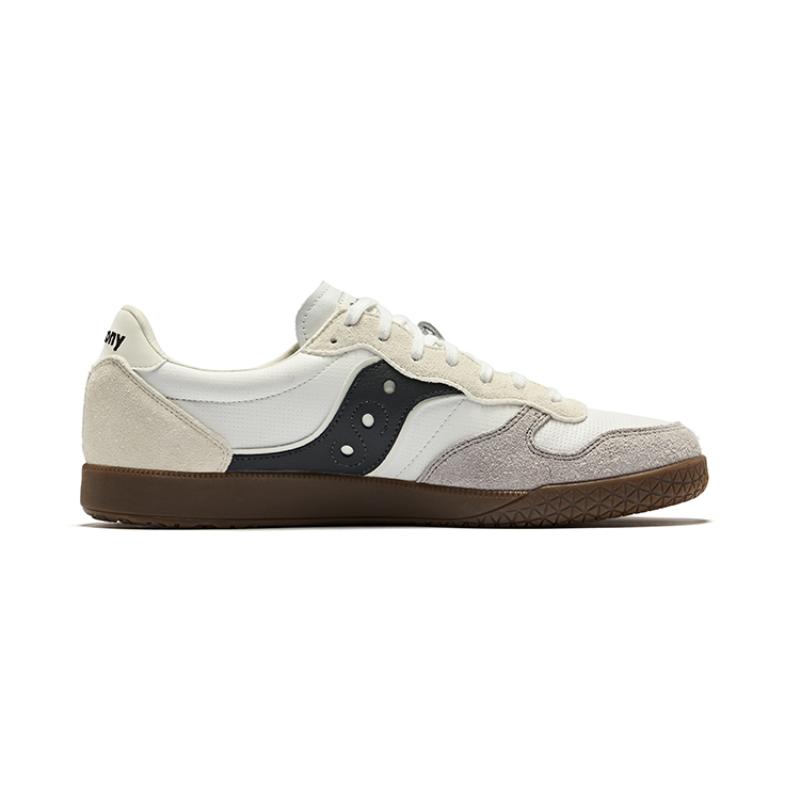 SAUCONY BULLET CT Low Top Skateboard Shoes Unisex White Gray Black Saucony S79057-1