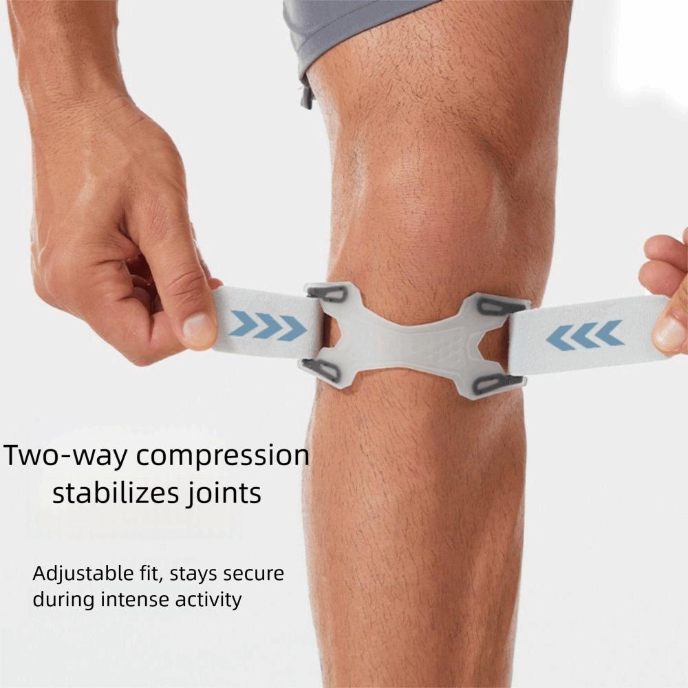 1Pair Breathable Knee Patella Support Adjustable Sport Knee Wrap Fitness Supports Sports