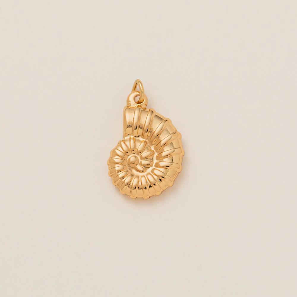 14k Copper Ocean Series Pendant: Enamel Fish, Shell, Conch, Starfish, Lobster, Dolphin Jewelry Accessories