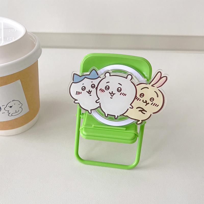 Acrylic Cartoon Cute Jihua Mobile Phone Airbag Bracket Korean Magnetic Suction Magsafe Creative Desktop Bracket