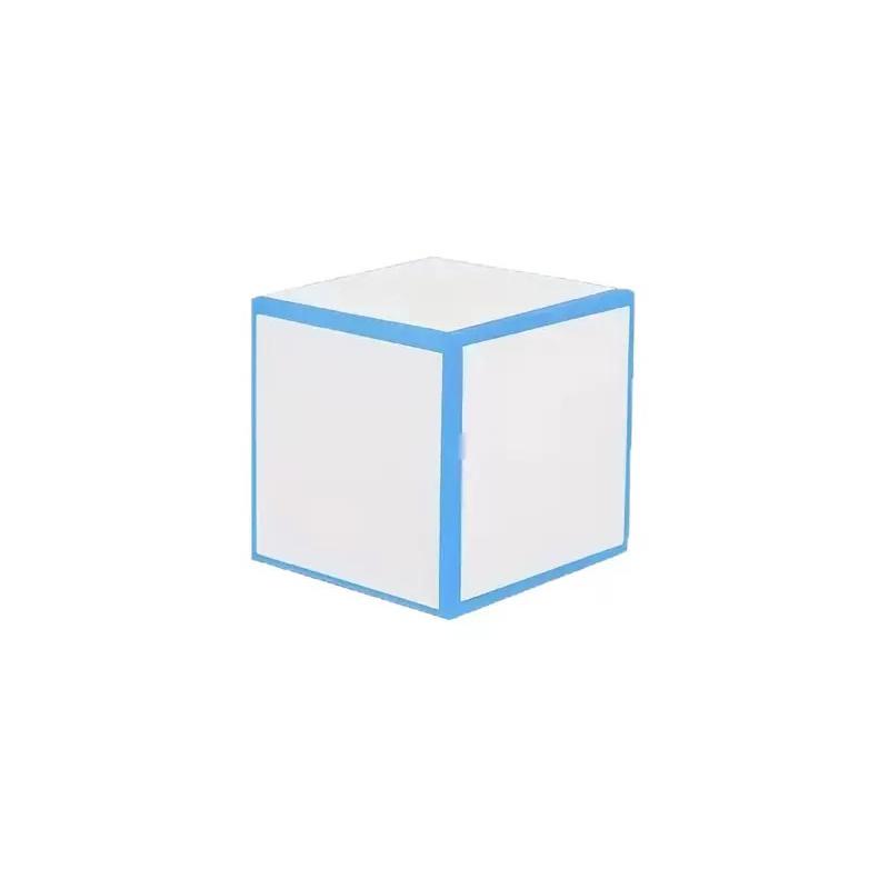 WTEMPO Small Dry Erase Foam Blank Square Quicky-Dry Erase Cube Ideal for Home Games Classroom School Supplies, Drawing Letters and Numbers
