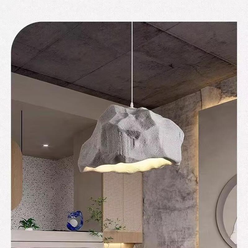 Wabi-Sabi Style Rock Pendant Light