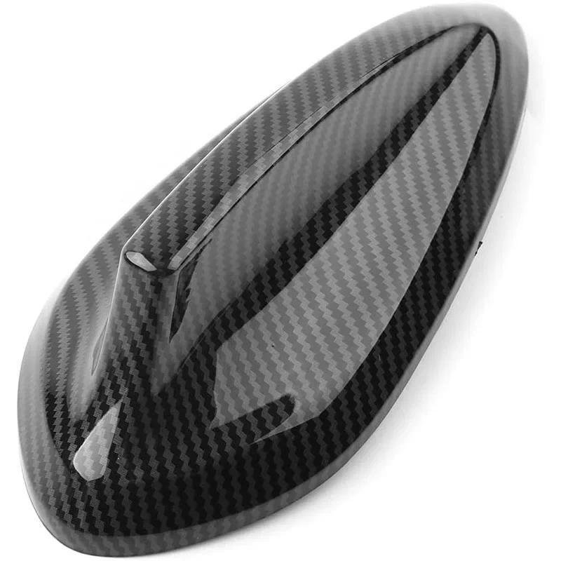 Car Roof Shark Fin Antenna Cover Trims For BMW 1 Series F20 F21 2012-2016 Auto Aerials Decor Carbon Fiber Parts