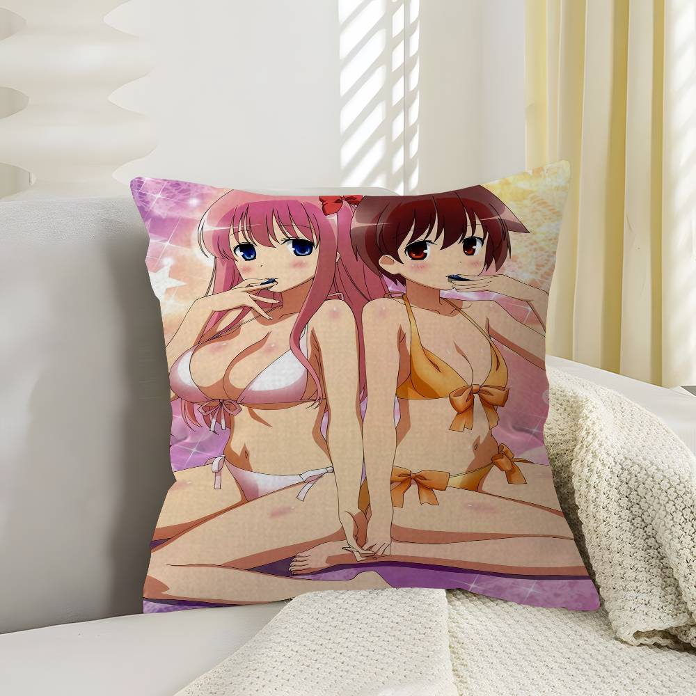 Poszewka na poduszkę Anime Super Sonico Poszewka na poduszkę do samochodu na sofę samochód Prezent świąteczny 40x40cm 45x45cm