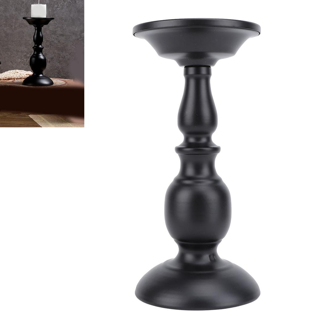 Retro Iron Candle Holder Metal Elegant Decorative Candlestick Holder Table Ornament for Wedding Dinn