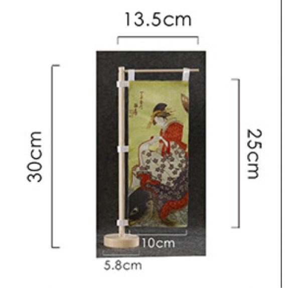 Japanese mini flag sushi restaurant shop decoration advertising wind tamaribar izakaya advertising flag kitchen kitchen