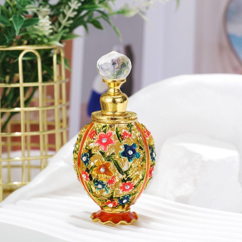 Vintage Glass Empty Perfume Bottle 12ML Travel Cosmetic Containers  Home Decor