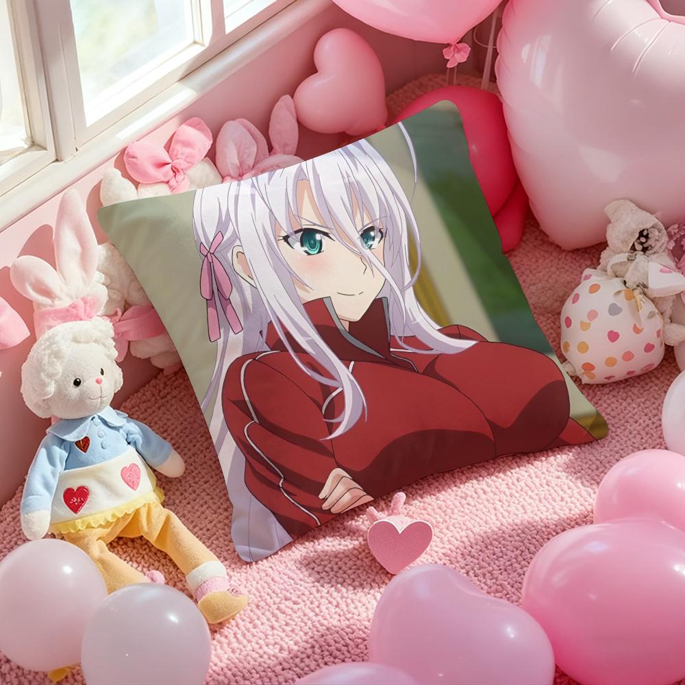 Heißes Anime H-High School DxD Kissenbezug Musterbedruckte Kissenhülle für Wohnzimmer Sofa Kissenbezug & Schlafzimmer Dekoration