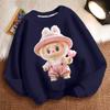 Children's Fashion Hoodies for Spring and Autumn: Round-neck, Long-sleeved, Loose Hoodies for Boys and Girls