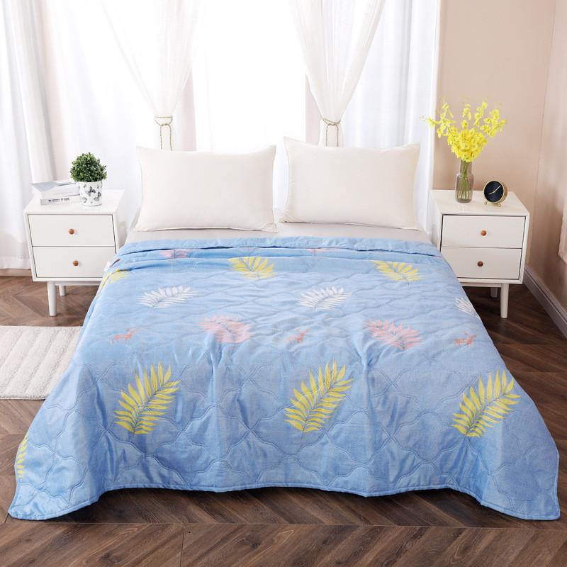 Summer Rabbit Flower Bear Print Air Conditioner Quilt With Gift Box Bedroom For