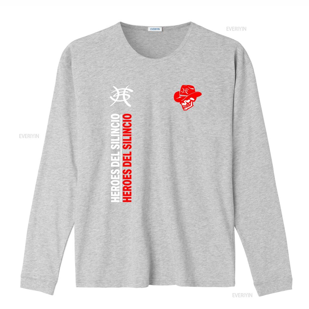 Nové HEROS DEL SILENCIO Rocková Kapela Lebka Potlač Čierne Pánske Tričko Dostupný vo Veľkostiach S M L XL 2XL Vintage Prané Priedušné