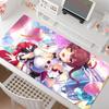 Virtual Idols H-houshou M-marine Blogger Mouse Pad Anti Slip Rubber Edge Locked Thickened Laptop Gaming Desk Mat