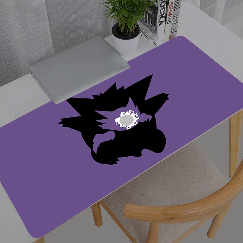 Mouse Pad Pokemon Pikachu Gengar Notbook Gamer Large Keyboard NonSlip Rubber Computer Carpet Desk Mat PC Gamer x MousePad