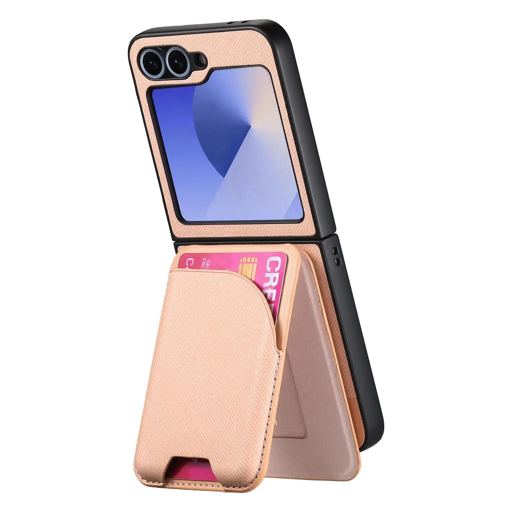 2 in 1 Detachable Vertical Cards Solt Cowboy Pattern Wallet Case For Samsung Galaxy Z Flip 7 FE 6 5 5G Flip6 Stand Pocket Cover