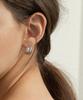 S'Secondo Silver 925 Aris Twist Hoop Stud Earrings_2 Colors