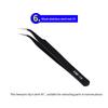 TE-042 TE-043 6-9PCS ESD Tweezers Stainless Steel Precision Anti-Static Electronics Soldering Repair Tools Tweezers