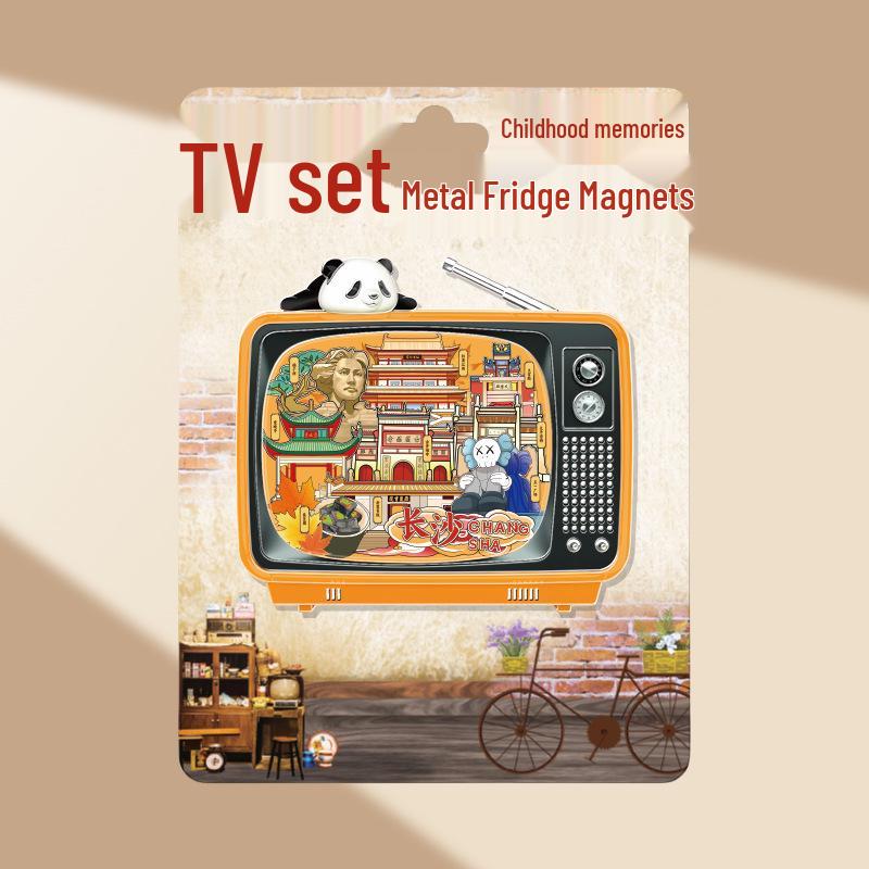 Magnetic Metal Refrigerator Magnets: City-Themed Cultural Souvenirs and Creative Tourist Gifts