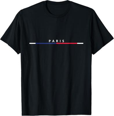 Paris France Flag Souvenirs Events Paris City of Love T-Shirt