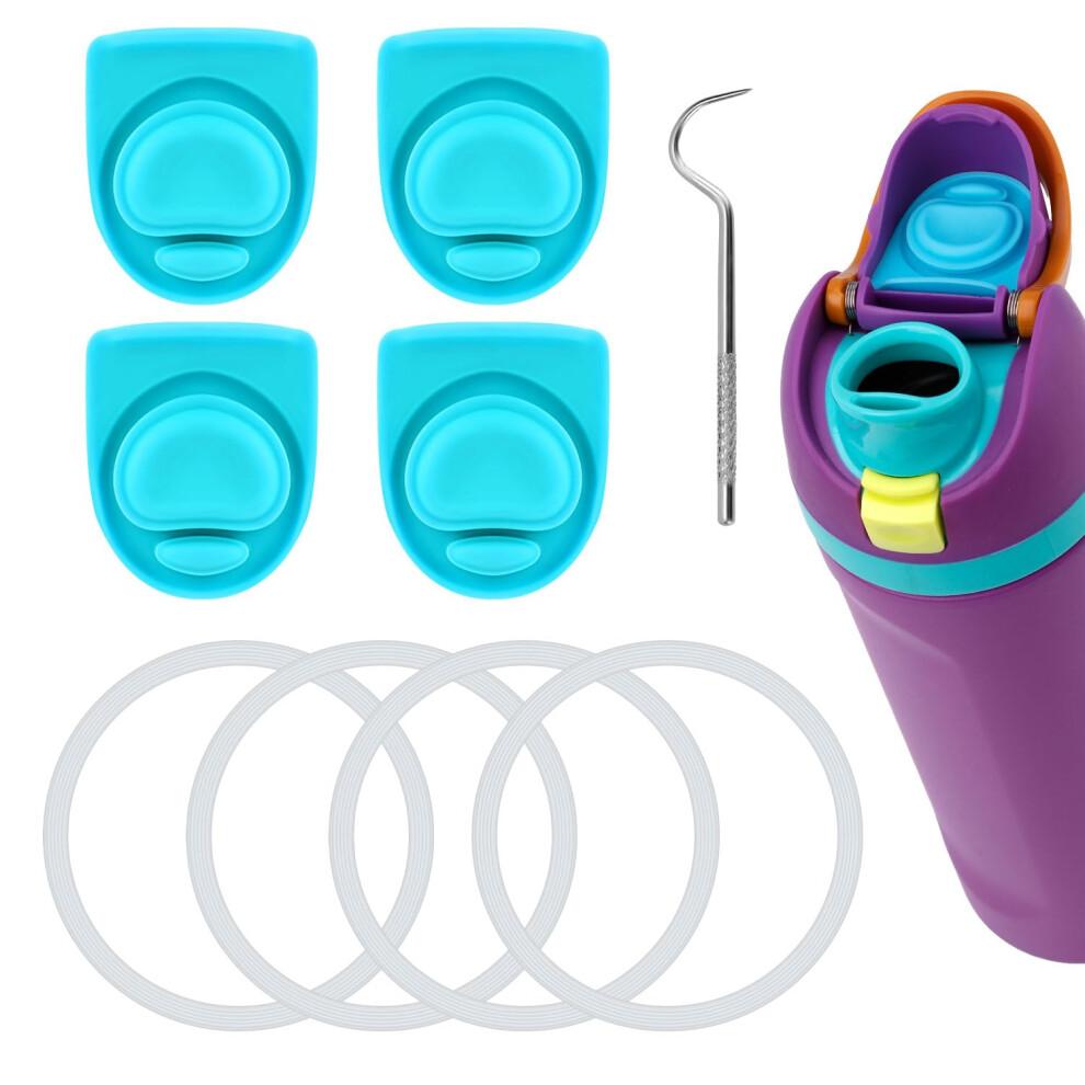 Gosknor 9pcs Water Bottle Replacement Parts Compatible with Owala FreeSip, Water Bottle Seal O Ring & Replacement Stopper for Owala