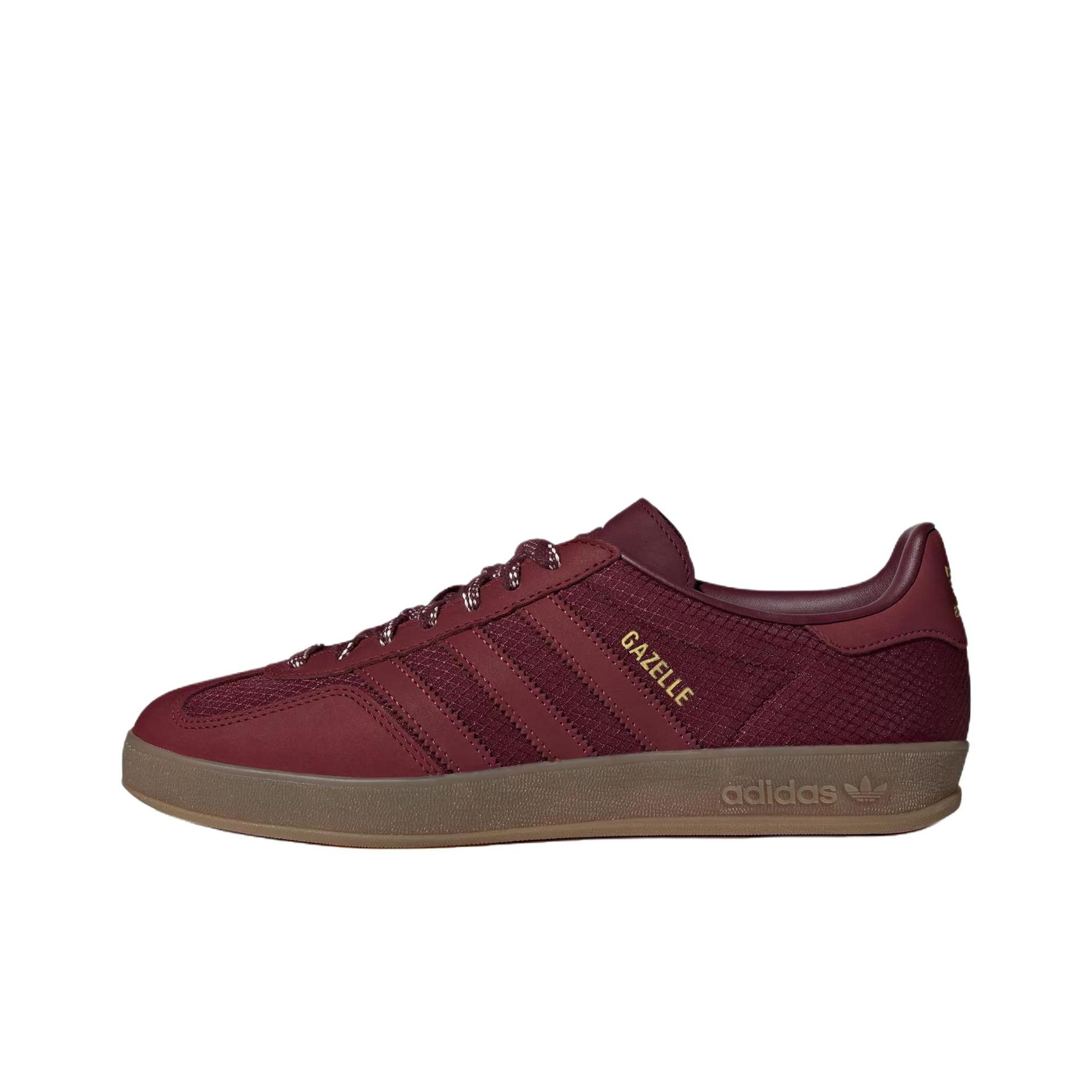 

Adidas Кроссовки унисекс Gazelle Indoor Бордово-красный Тень Красный Экрю JQ8395 44