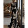 2025 Halloween Evropská a Americká Lebka Kostra 3D Tisk Bodycon Sukně