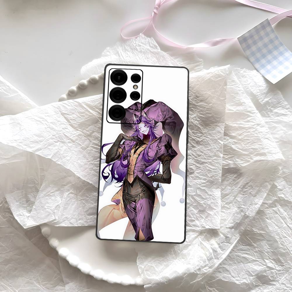 

The Freak Circus Pierrot Phone Case For Samsung S 24 fe 25 Ultra plus 20 lite 21 30 22 23 24 22 Ultra 5G Fundas Samsung S23 5G