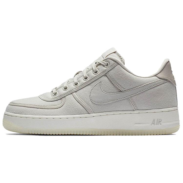 

New Nike Air Force 1 Low Canvas Light Bone AH1067-003 38.5