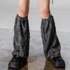 Womens Leather Long Leg Socks Leg Warmers Harajuku Boot Socks Winter Ankle Heap Socks Sequins Leg Warmers Gifts